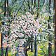 Order Oil painting Spring Landscape with a spring apple tree. olga-klim (olga-klim). Livemaster. . Pictures Фото №3