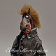 Конь в пальто авторская кукла 38см ладолл, Куклы и пупсы, Новосибирск,  Фото №1