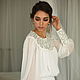 White wedding dress with Swan embroidery. Wedding dresses. ZanKa. Online shopping on My Livemaster.  Фото №2