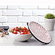 Заказать Винтаж: Like Villeroy & Boch БОЛЬШАЯ пиала с герметич. крышкой. Подвальчик замка Штоссберг. Ярмарка Мастеров. . Тарелки винтажные Фото №3
