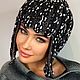 Шапка-парик зимняя «КАРЕ КЛЕОПАТРЫ». Шапки. Анна Лесникова      Les accessoires. Ярмарка Мастеров.  Фото №7
