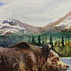 Order Painting with a bear in watercolor. Animals with watercolor paints. pirogov-maxim. Livemaster. . Pictures Фото №3