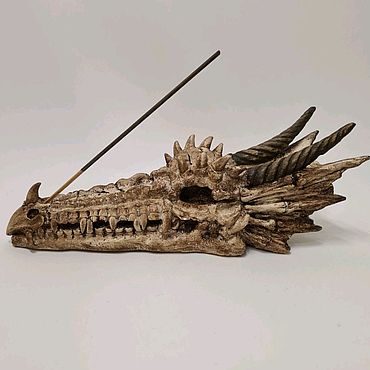 Ярмарка Мастеров - ручная работа Подставка для благовоний "Череп дракона". Handmade.