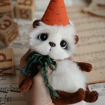 Куклы и игрушки ручной работы. Ярмарка Мастеров - ручная работа Мишки тедди панда тедди. Handmade.