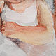 Watercolor mother with baby, touching picture about mother's love. Pictures. myfoxyart (MyFoxyArt). My Livemaster. Фото №6