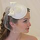 Свадебная шляпа для невесты  Хелен. Вуалетка. Шляпы. Bridal Dreams (Свадебные аксессуары). Ярмарка Мастеров.  Фото №4
