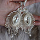 Длинные серьги "Swan Princess". Серьги классические. Мария Кардакова Jewelry with Soul. Ярмарка Мастеров.  Фото №5
