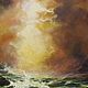 Solar storm - oil painting, Pictures, St. Petersburg,  Фото №1