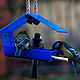 Bird feeder 'Chalet blue'. Bird feeders. Art bird feeder. Online shopping on My Livemaster.  Фото №2