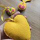 Сувенир на Пасху из фетра "Яркий праздник 2" (3 предмета). Игрушки. Felty Love: игрушки и декор из фетра. Ярмарка Мастеров.  Фото №7