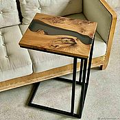 Для дома и интерьера handmade. Livemaster - original item Side table made of slabs 