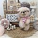 Тедди мишка — Коллекционная интерьерная игрушка ручной работы, teddy. Мишки Тедди. handmade_toys.lab | Добрые тедди. Ярмарка Мастеров.  Фото №6