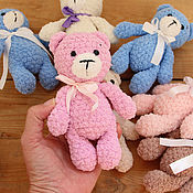 Crocheted toy Bear, crochet Teddy big soft