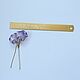 Hairpins pink and purple polka dot flowers to choose from. Hairpin. PandaStudio (glossyfleur). My Livemaster. Фото №5