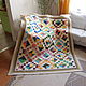 blanket. Patchwork blanket 'Under the roof of your house'. Bedspreads. elena-kornienko. My Livemaster. Фото №4
