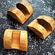 Деревянная салфетница с живым краем. Солонки и перечницы. Wood apple decor. Интернет-магазин Ярмарка Мастеров.  Фото №2
