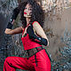 Авторский костюм «Lady in red”, Костюмы, Москва,  Фото №1