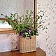 DOORBASKET (газетница, букетница). Корзины. Lovelyitems. Интернет-магазин Ярмарка Мастеров.  Фото №2