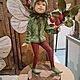 Интерьерная кукла эльф Шиповник. Интерьерная кукла. Olgamanoshkina. Интернет-магазин Ярмарка Мастеров.  Фото №2