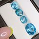 Апатит Параиба 2.10ct, 2.28ct, 2.29ct, 5.35ct. Бусины. Астрологический подбор камней. Ярмарка Мастеров.  Фото №5