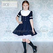 Одежда детская handmade. Livemaster - original item School uniform: School dress Art. .061 (removable Podjubnik). Handmade.