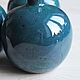 Керамический гранат Сине-морской. Вазы. NVCeramic. Ярмарка Мастеров.  Фото №4