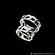 Обручальные кольца "Chain" из золота 585 пробы. Обручальные кольца. BUGAKOV jewelry. Интернет-магазин Ярмарка Мастеров.  Фото №2