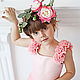 Rosy нарядное платье. Платья. Capelli Bambini. Интернет-магазин Ярмарка Мастеров.  Фото №2