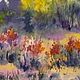 Акварельная картина:"Цветочная поляна" (21 на  29,7см). Картины. Картины акварелью (elenaakvarel). Ярмарка Мастеров.  Фото №5