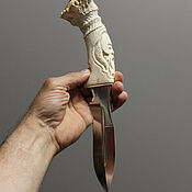 Нож Викинг волк ( рог лося, сталь 65х13 ) ло3