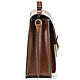 Leather tablet 206 (cognac). Tablet bag. Russian leather Guild. My Livemaster. Фото №4