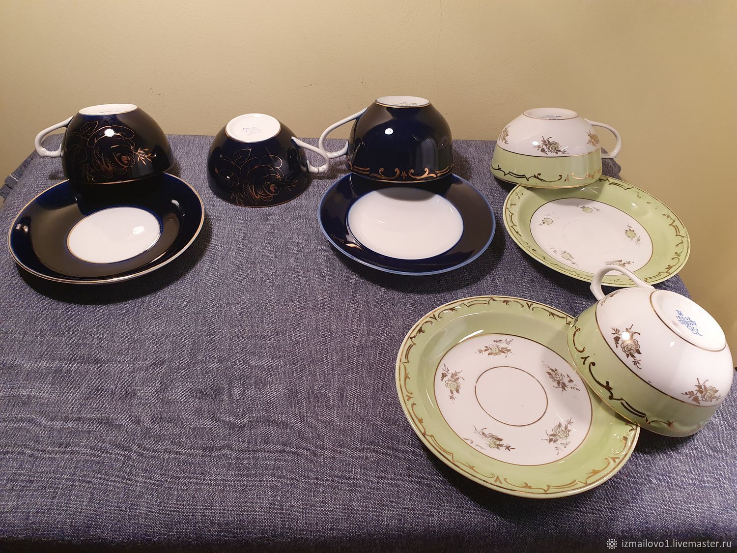 Винтаж: Чайные пары ДУЛЕВО-КОБАЛЬТ и Рельефные в интернет-магазине на ...
