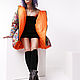 Warm women's jacket ' Graffiti'. Outerwear Jackets. Evgeniya Petrik. Online shopping on My Livemaster.  Фото №2