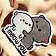 Тафтинговый ковер ручной работы "I meow you". Ковры для дома. Sharshulya - ковры ручной работы. Интернет-магазин Ярмарка Мастеров.  Фото №2
