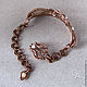 Bracelet 'primrose' made of copper with pearls. Bead bracelet. Gala jewelry (ukrashenija). My Livemaster. Фото №5