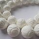 Coral blanco tallado cuentas perlas 10mm, ,12mm, 14mm. Beads1. Businka (businkamag). Интернет-магазин Ярмарка Мастеров.  Фото №2