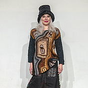 Одежда handmade. Livemaster - original item Hundertwasser Window sweater option 5. Handmade.