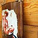 Панно pin-up для бани, сауны, ванной "В ушате..." Декупаж. Картины. Ольга Алексеевна Меледина (Lela) (Lela). Интернет-магазин Ярмарка Мастеров.  Фото №2