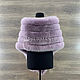 Fur stole made of arctic fox fur in violet color. Wraps. Olga Lavrenteva. My Livemaster. Фото №6