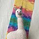 Игрушка вязаная Лама. Мягкие игрушки. Лена Коробова (lazylazyknits). Ярмарка Мастеров.  Фото №6