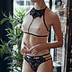 SEE-THROUGH LACE SET F-43. Underwear sets. APILAT. Online shopping on My Livemaster.  Фото №2