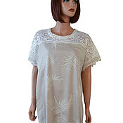 Одежда handmade. Livemaster - original item Elegant summer dress for a party with lace. Handmade.