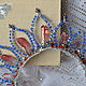 Корона "Восточный цветок" с кристаллами, Ободки, Кемерово,  Фото №1
