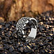 Кольцо "Ворон" в кельтском плетении литое из серебра 925. Кольца. GIVALITA JEWELRY (TRUE SILVER). Ярмарка Мастеров.  Фото №4