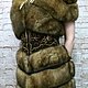 Жилет из соболя с вышивкой на поясе. Шубы. Polinella Furs Exclusive. Ярмарка Мастеров.  Фото №4