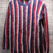 Одежда handmade. Livemaster - original item Tricolor jumper. Handmade.