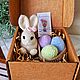 Пасхальный кролик. Пасхальные сувениры. Stitch by Stitch броши из бисера, вышивка и игрушки. Ярмарка Мастеров.  Фото №4