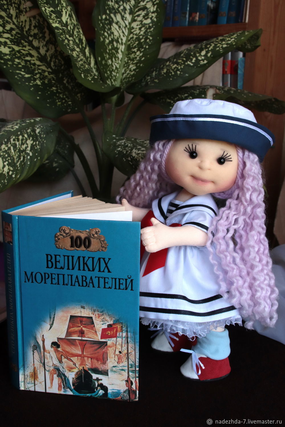 Кукла Маруся в морском стиле, кукла-морячка купить в интернет-магазине ...