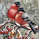 Magnet stone Jasper bullfinches painting on stone. Magnets. Souvenirs from a stone (yashmamagnit). Online shopping on My Livemaster.  Фото №2