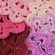 Заказать Набор салфеток  "Розовый закат". Анна Кротикова (knitforfun). Ярмарка Мастеров. . Салфетки Фото №3